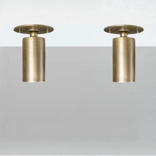 Faretto soffitto ottone - faretto, in