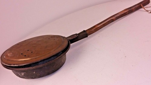 Antico scaldaletto ottone - antico,