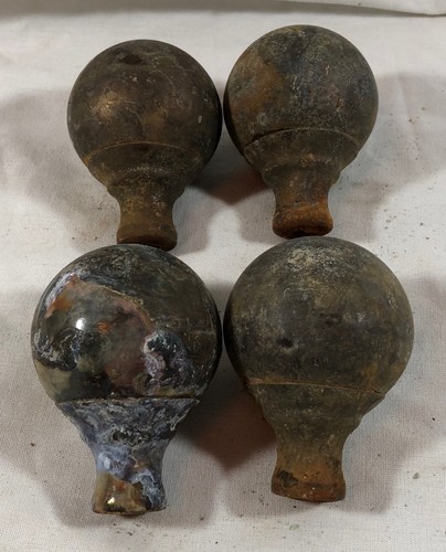 Antico pomello letto - a, sfera