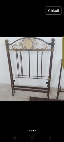 Letto ottone capo - letto, di
