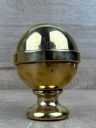 Antico pomello letto ottone