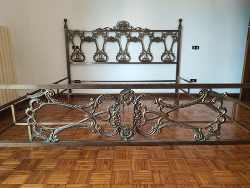 Letto matrimoniale antico - letto,