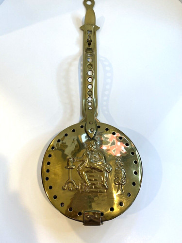 Antico scaldaletto letto in - scaldaletto,